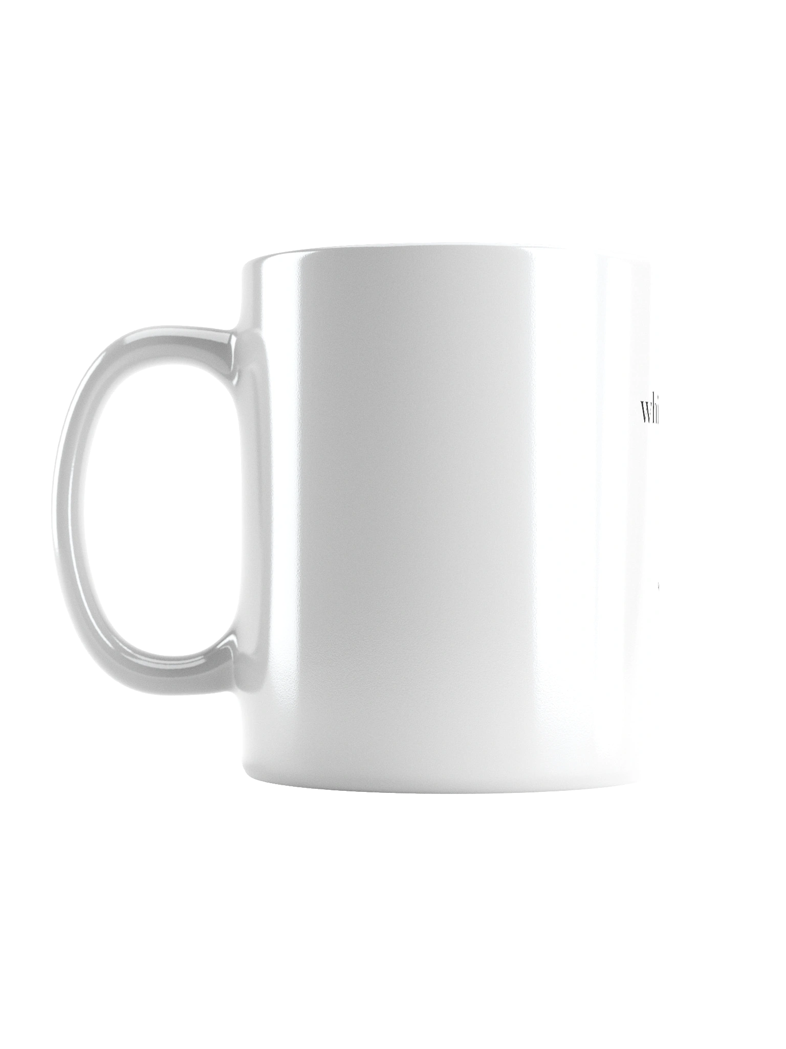 Classic White Bikini Mug side view